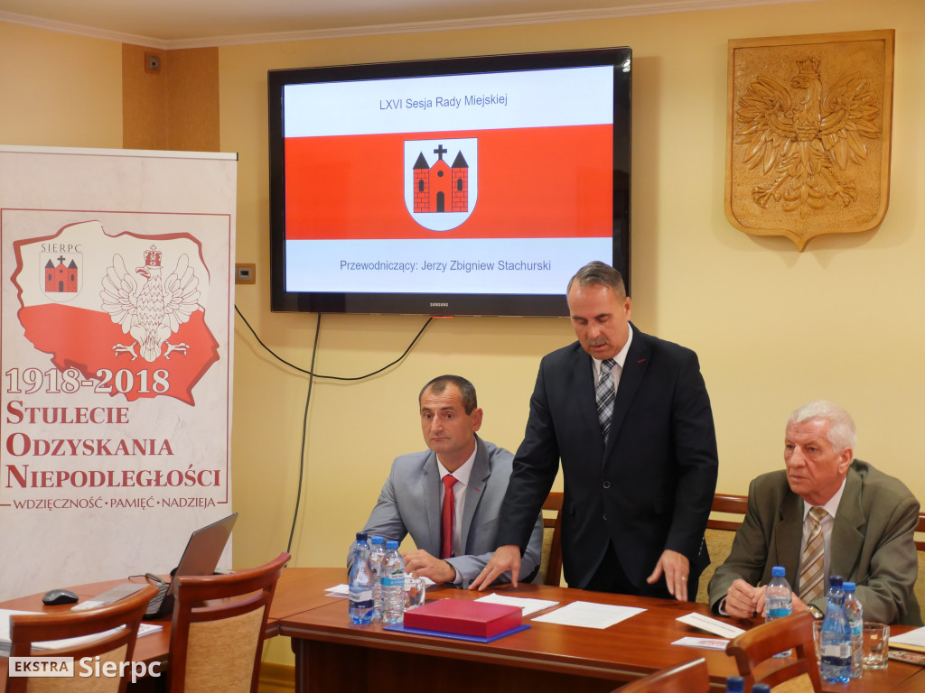 66. sesja Rady Miejskiej w Sierpcu