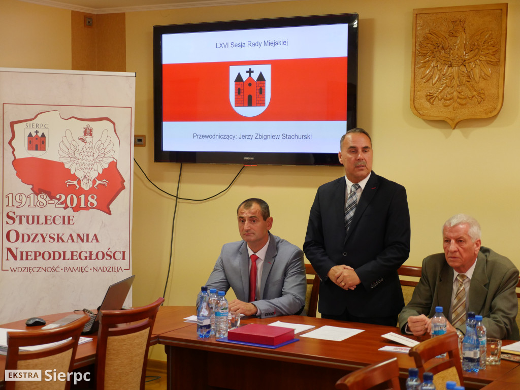 66. sesja Rady Miejskiej w Sierpcu