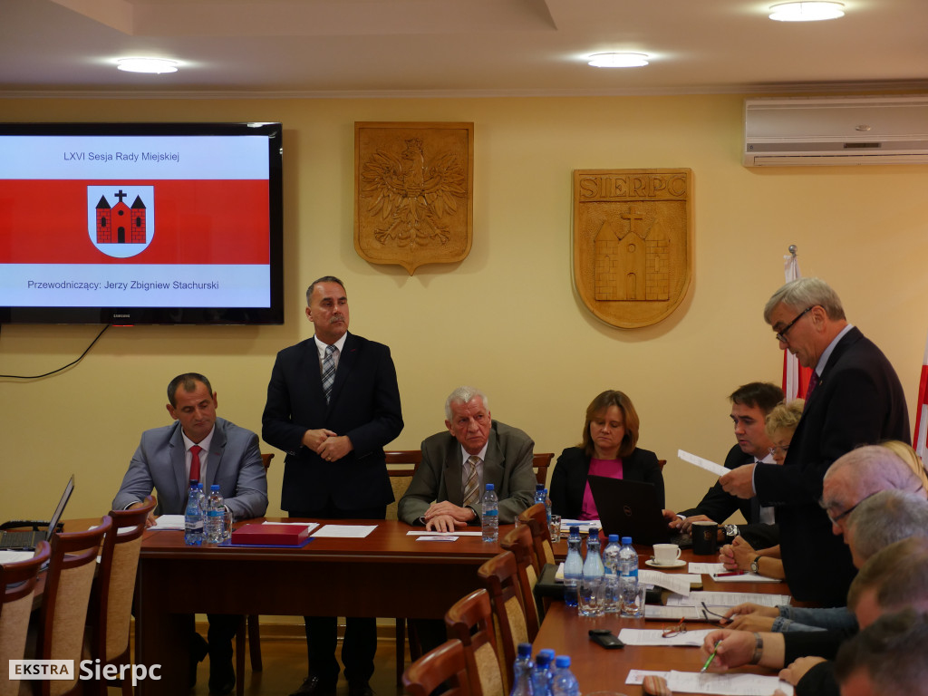 66. sesja Rady Miejskiej w Sierpcu