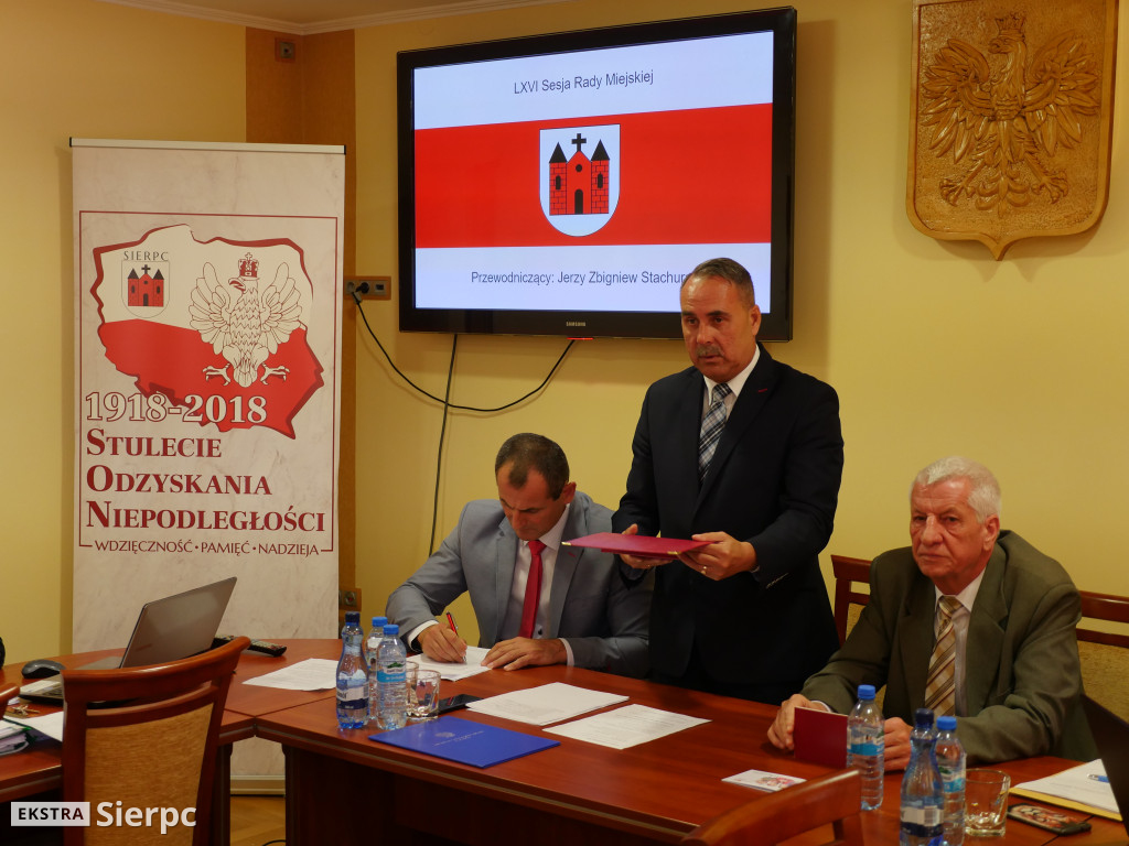 66. sesja Rady Miejskiej w Sierpcu