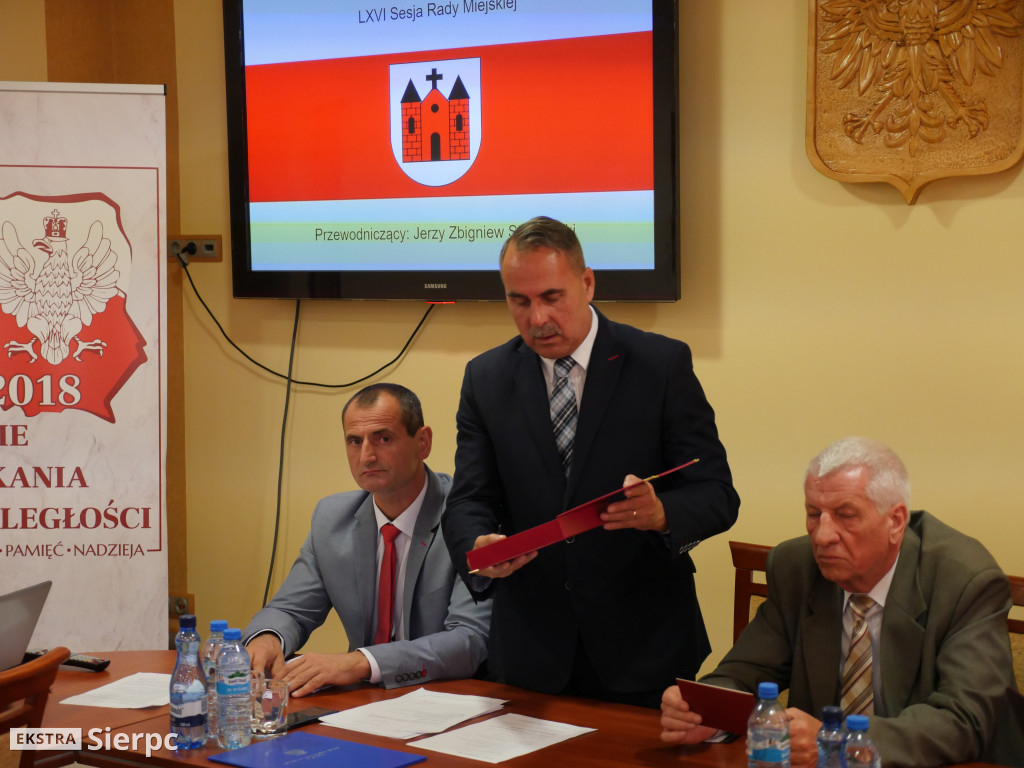 66. sesja Rady Miejskiej w Sierpcu