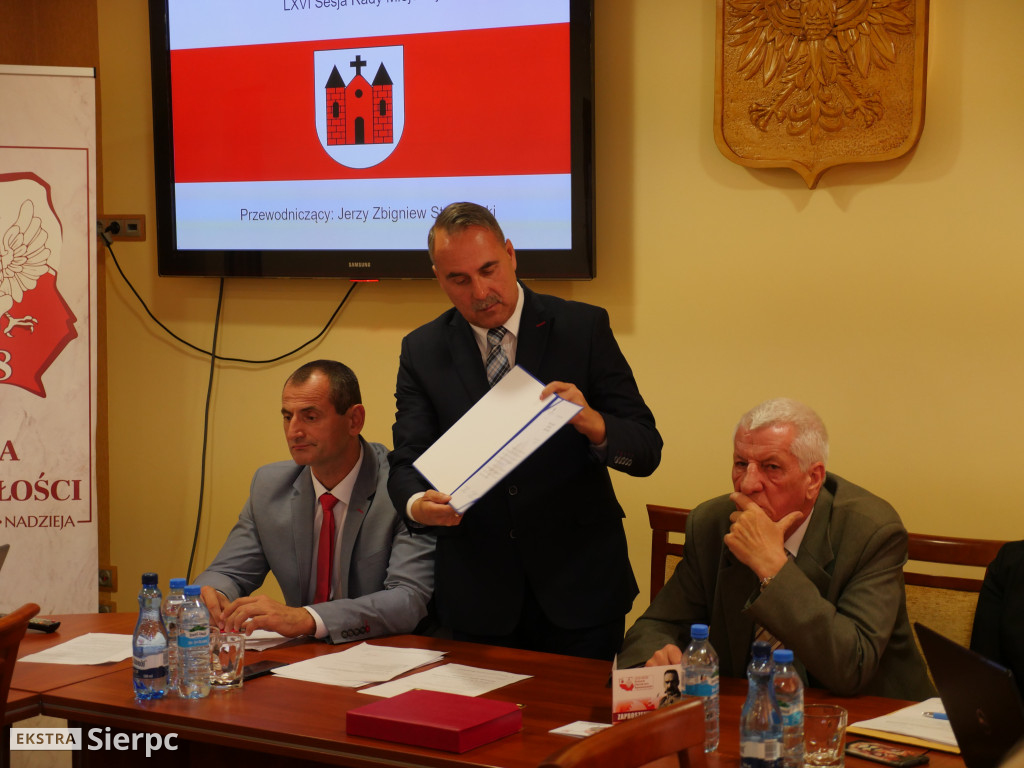 66. sesja Rady Miejskiej w Sierpcu