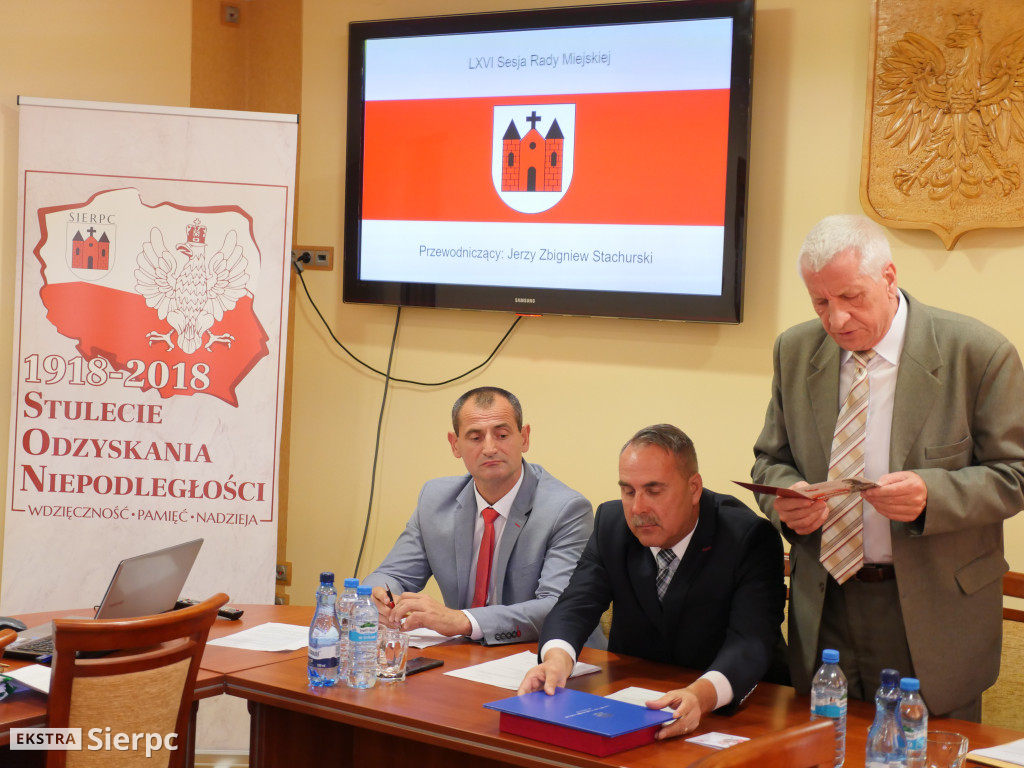 66. sesja Rady Miejskiej w Sierpcu