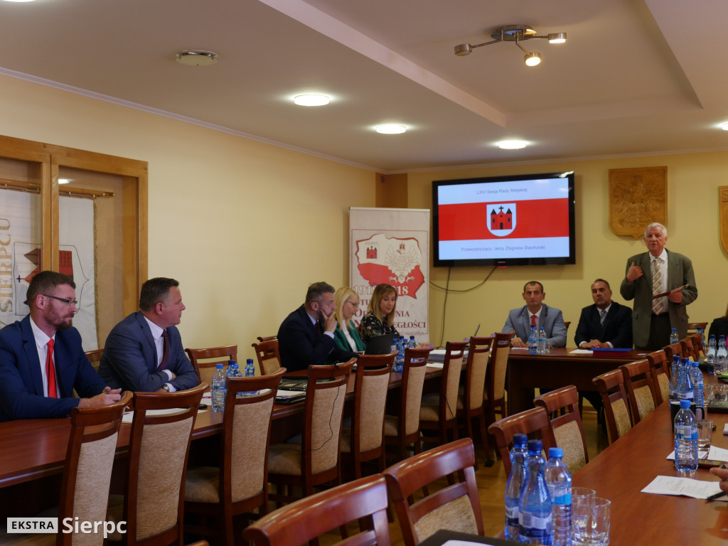 66. sesja Rady Miejskiej w Sierpcu