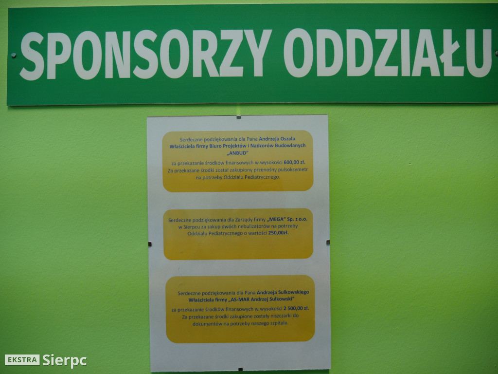 Remont oddziału pediatrycznego