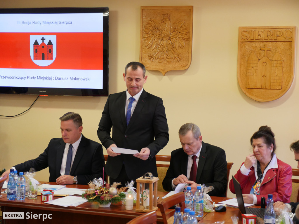 III sesja Rady Miejskiej w Sierpcu