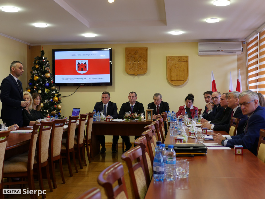 III sesja Rady Miejskiej w Sierpcu