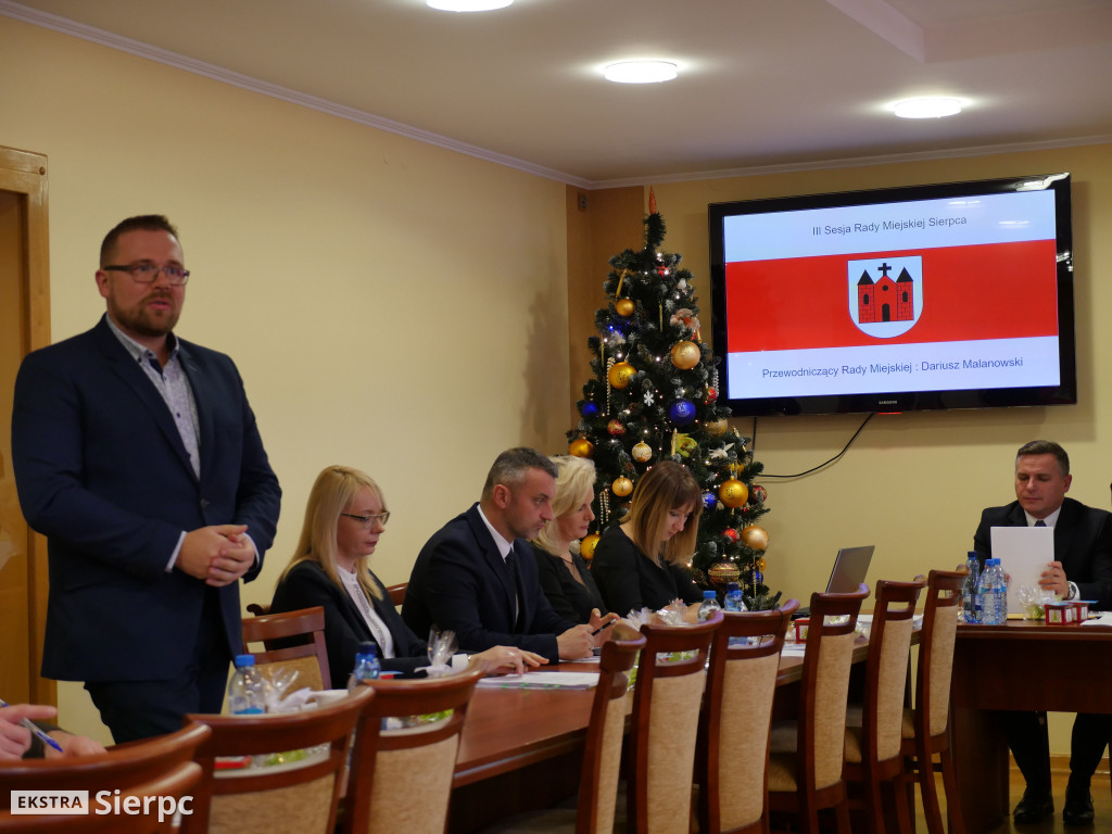 III sesja Rady Miejskiej w Sierpcu