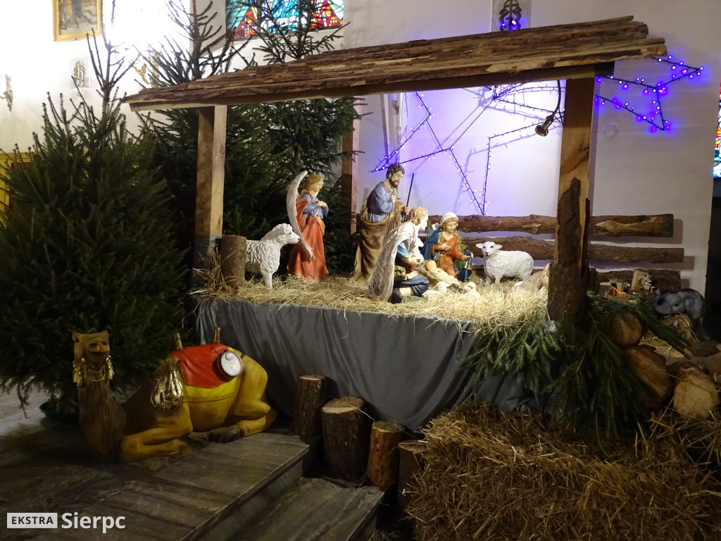 Szopki w sierpeckich kościołach