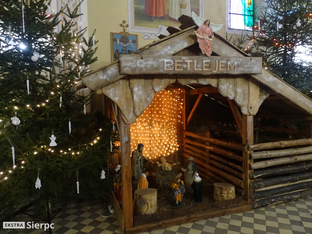 Szopki w sierpeckich kościołach