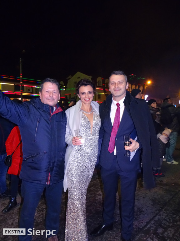 Powitanie Nowego Roku w Sierpcu
