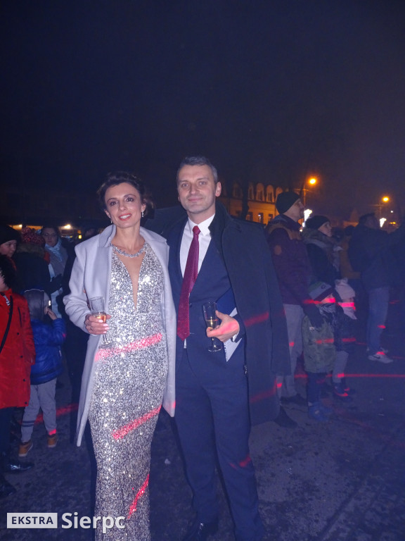 Powitanie Nowego Roku w Sierpcu