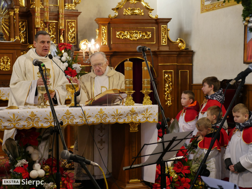 Huzary w kościele w Borkowie