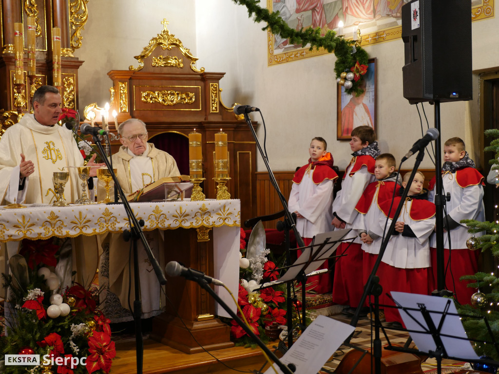 Huzary w kościele w Borkowie