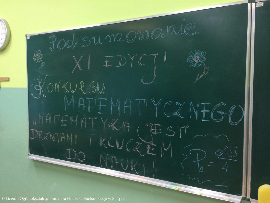 XI Konkurs Matematyczny w LO