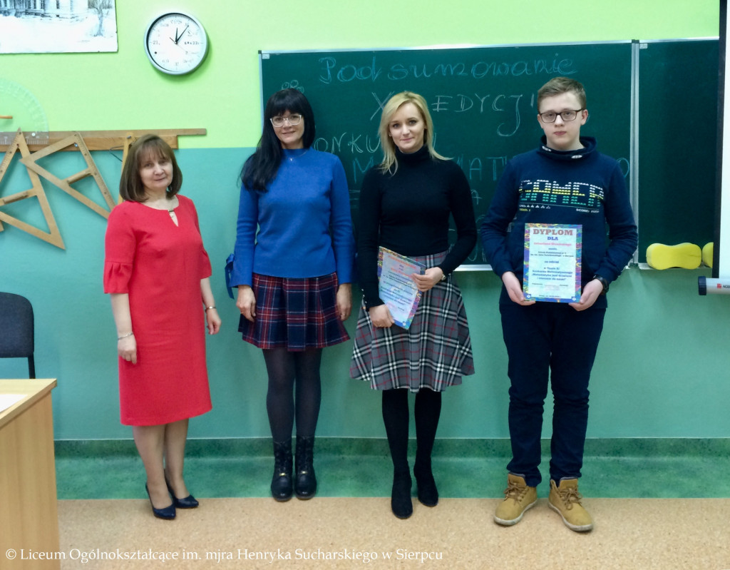 XI Konkurs Matematyczny w LO