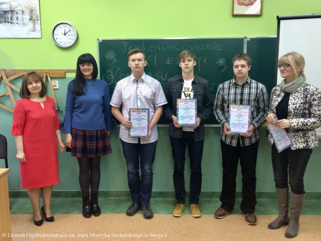 XI Konkurs Matematyczny w LO