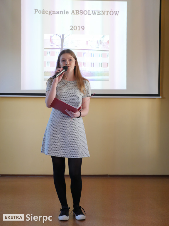 Pożegnanie absolwentów 2019