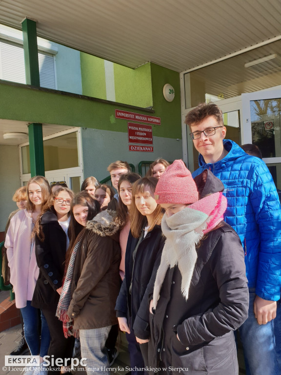 Sierpeccy licealiści w Toruniu