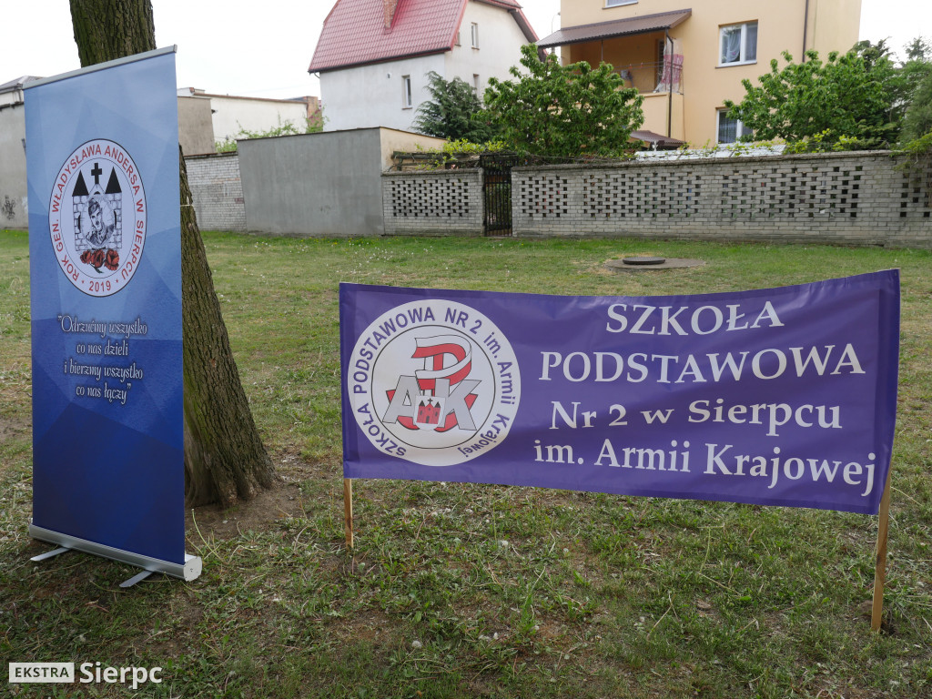 Roll Pamięci w parku Andersa w Sierpcu