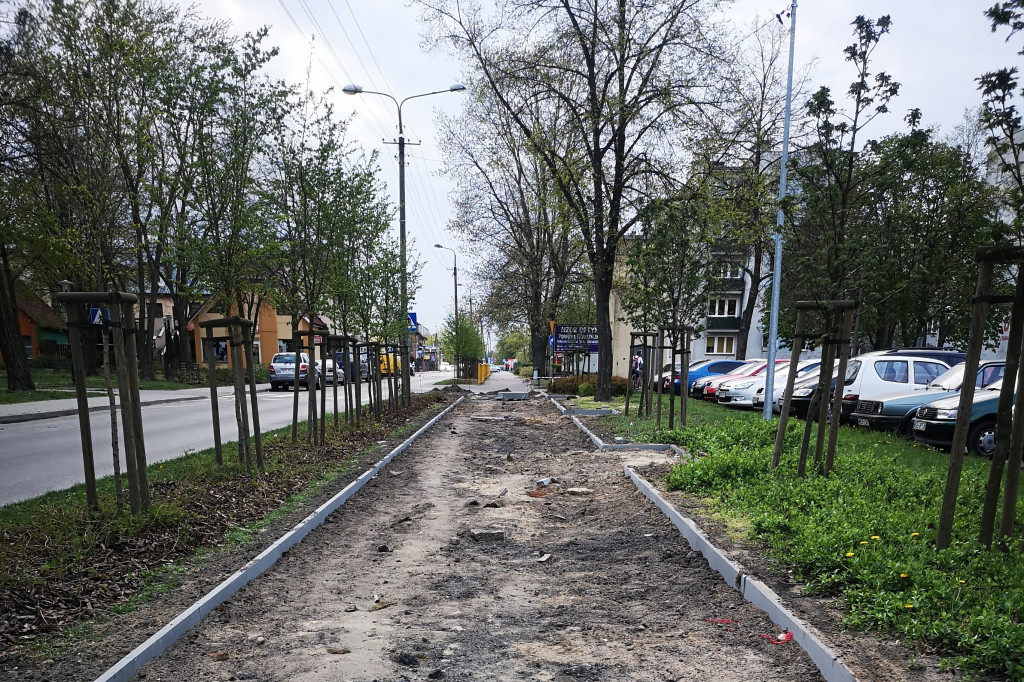 Remont chodnika na ul. Jana Pawła II