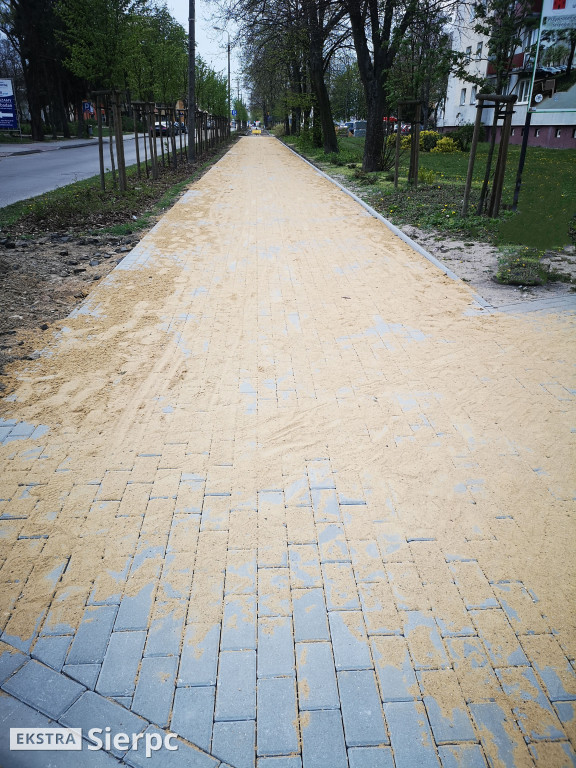 Remont chodnika na ul. Jana Pawła II