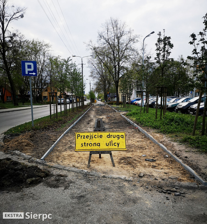 Remont chodnika na ul. Jana Pawła II