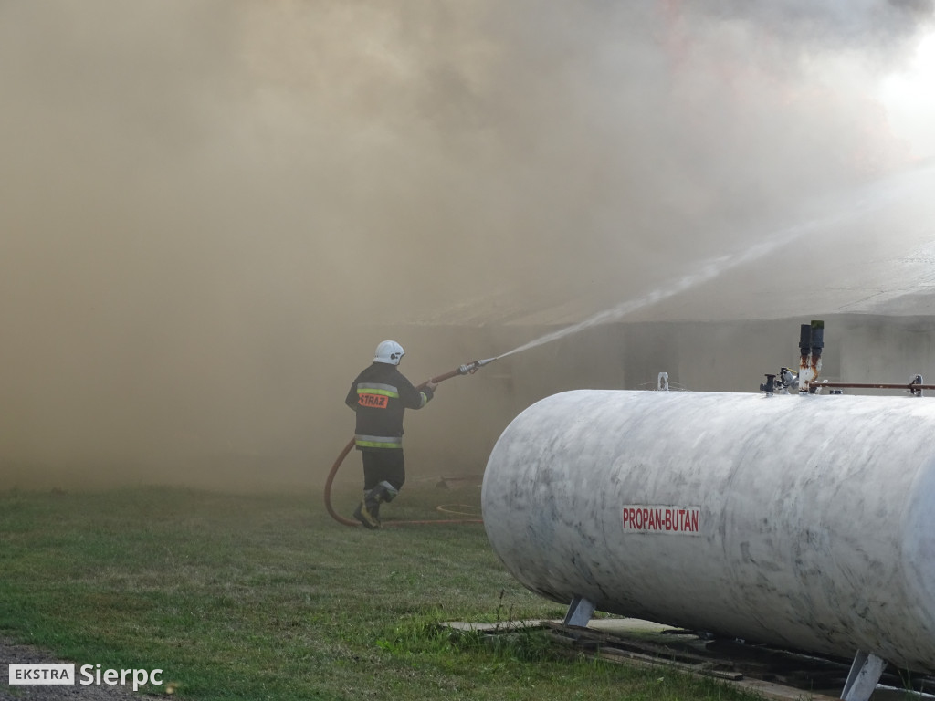 Pożar w Sierpcu