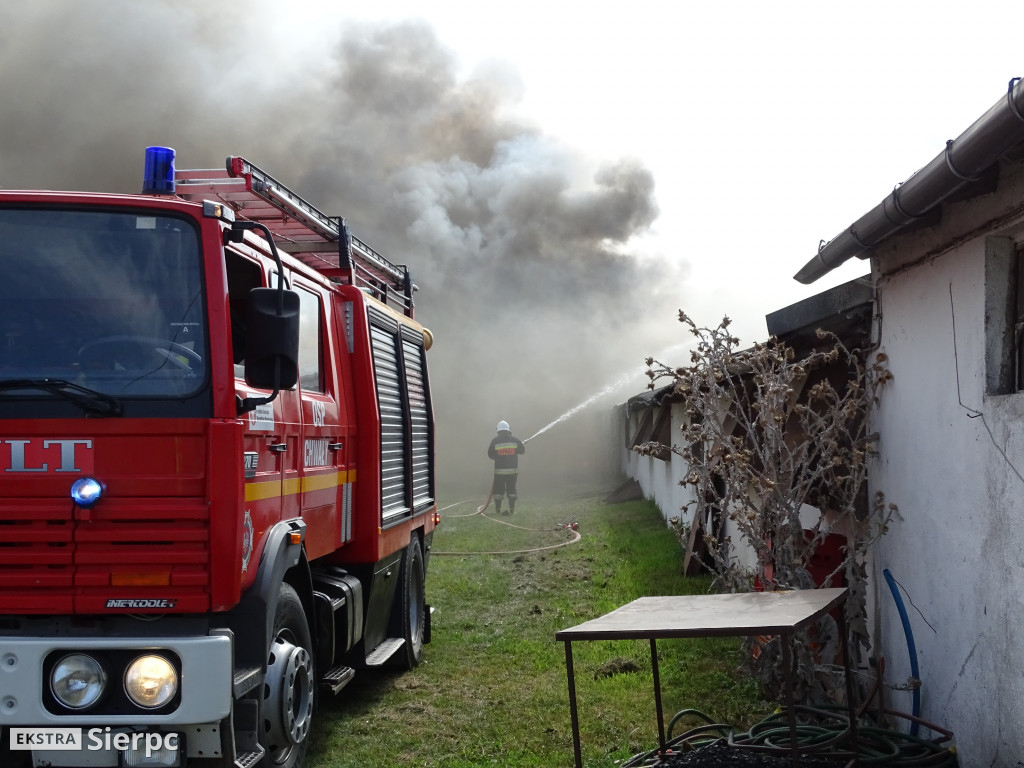 Pożar w Sierpcu