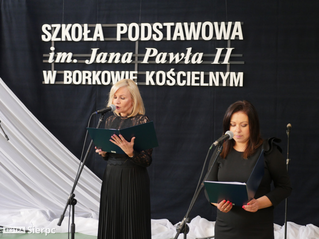 Nadanie imienia szkole w Borkowie