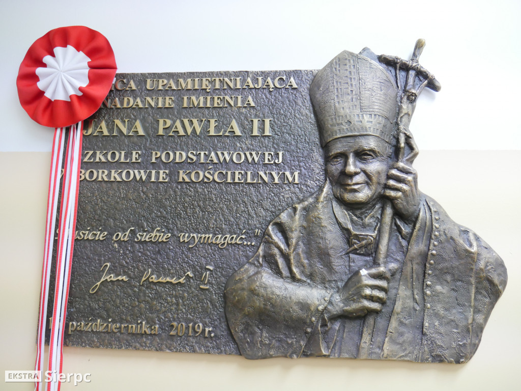 Nadanie imienia szkole w Borkowie