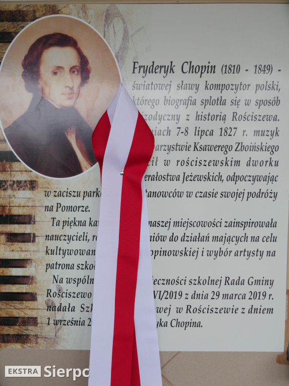Nadanie imienia szkole w Rościszewie