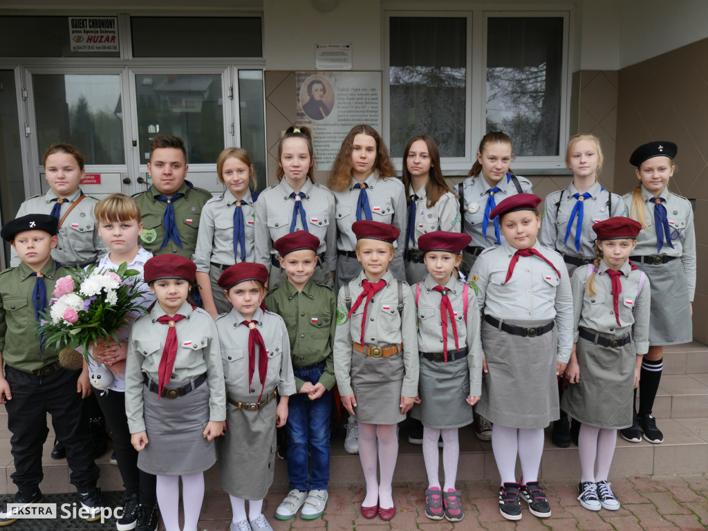 Nadanie imienia szkole w Rościszewie