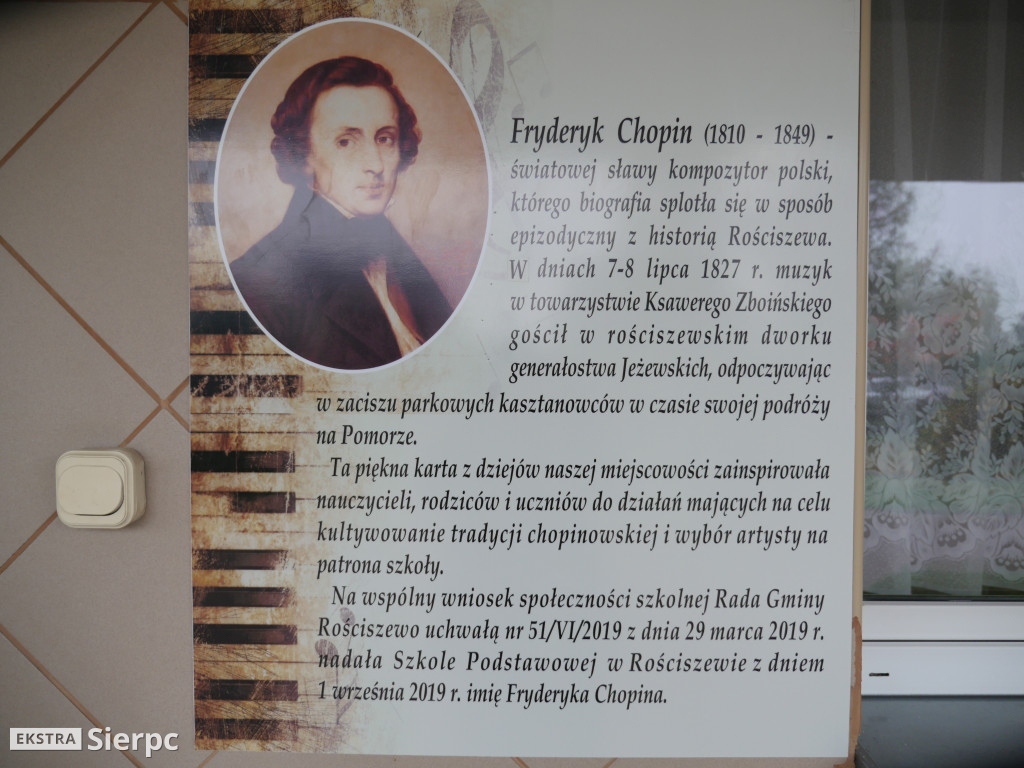 Nadanie imienia szkole w Rościszewie