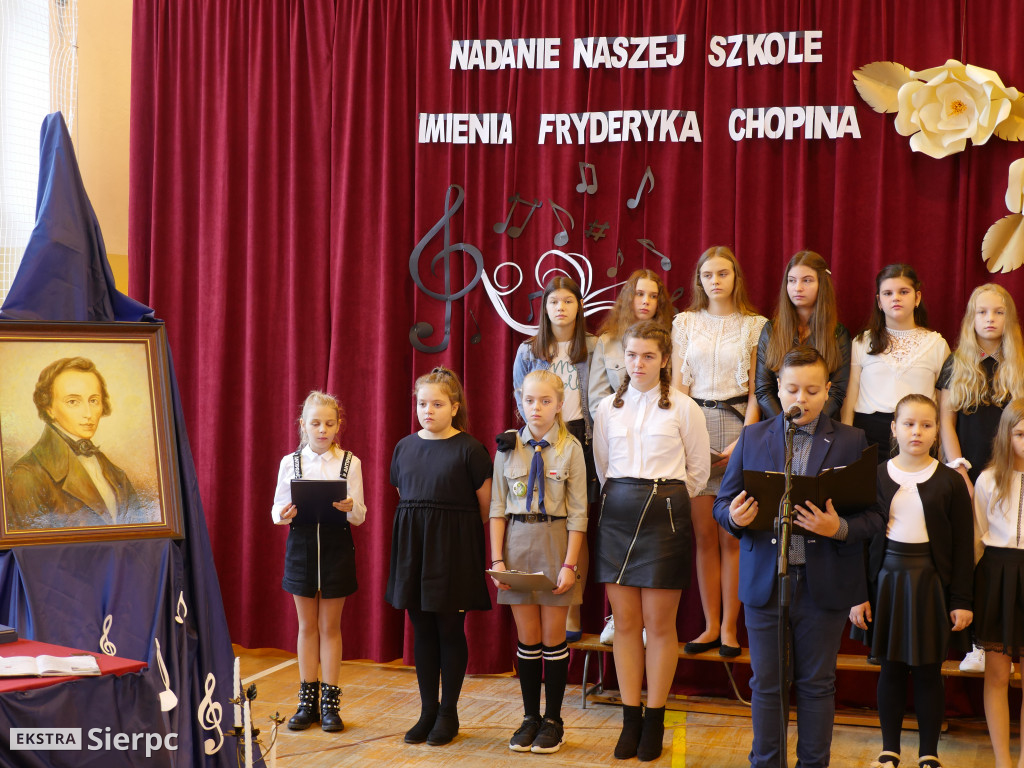 Nadanie imienia szkole w Rościszewie