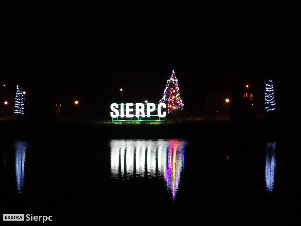 Choinka na wyspie na Jeziórkach
