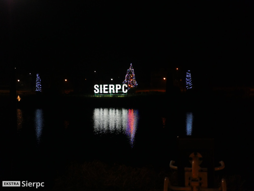 Choinka na wyspie na Jeziórkach