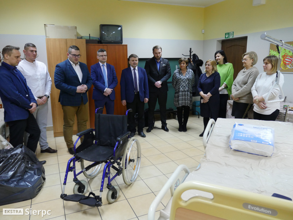 Przekazanie łóżka rehabilitacyjnego