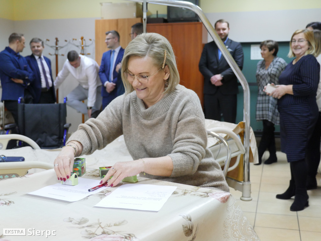 Przekazanie łóżka rehabilitacyjnego