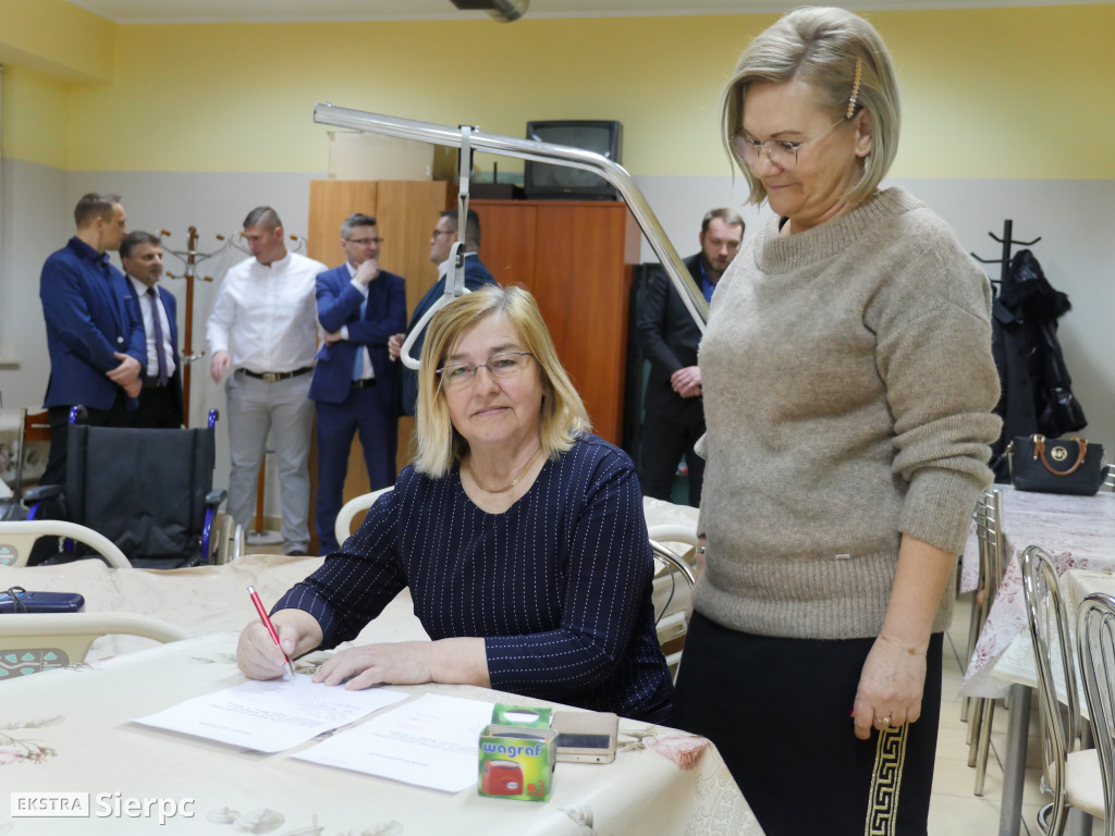 Przekazanie łóżka rehabilitacyjnego