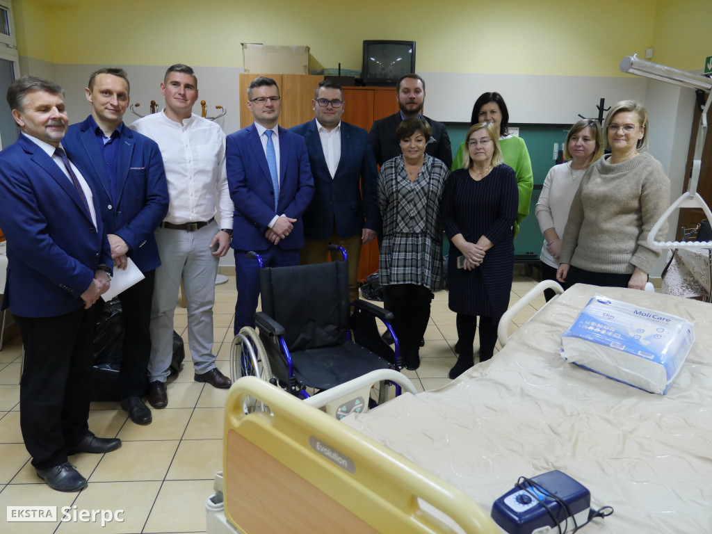Przekazanie łóżka rehabilitacyjnego