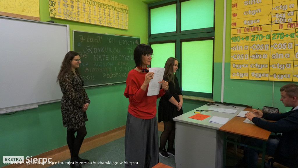 Konkurs matematyczny w LO