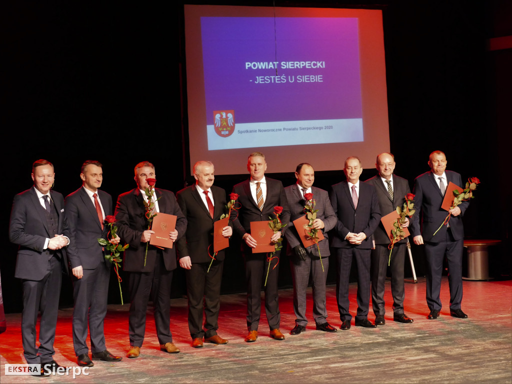 Noworoczne spotkanie sierpeckich samorządowców