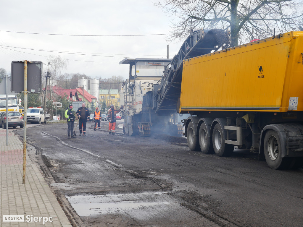 Remont ulicy Konstytucji 3 Maja w Sierpcu