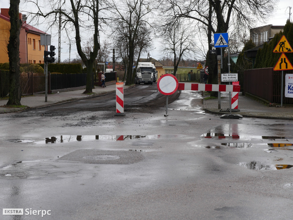 Remont ulicy Konstytucji 3 Maja w Sierpcu