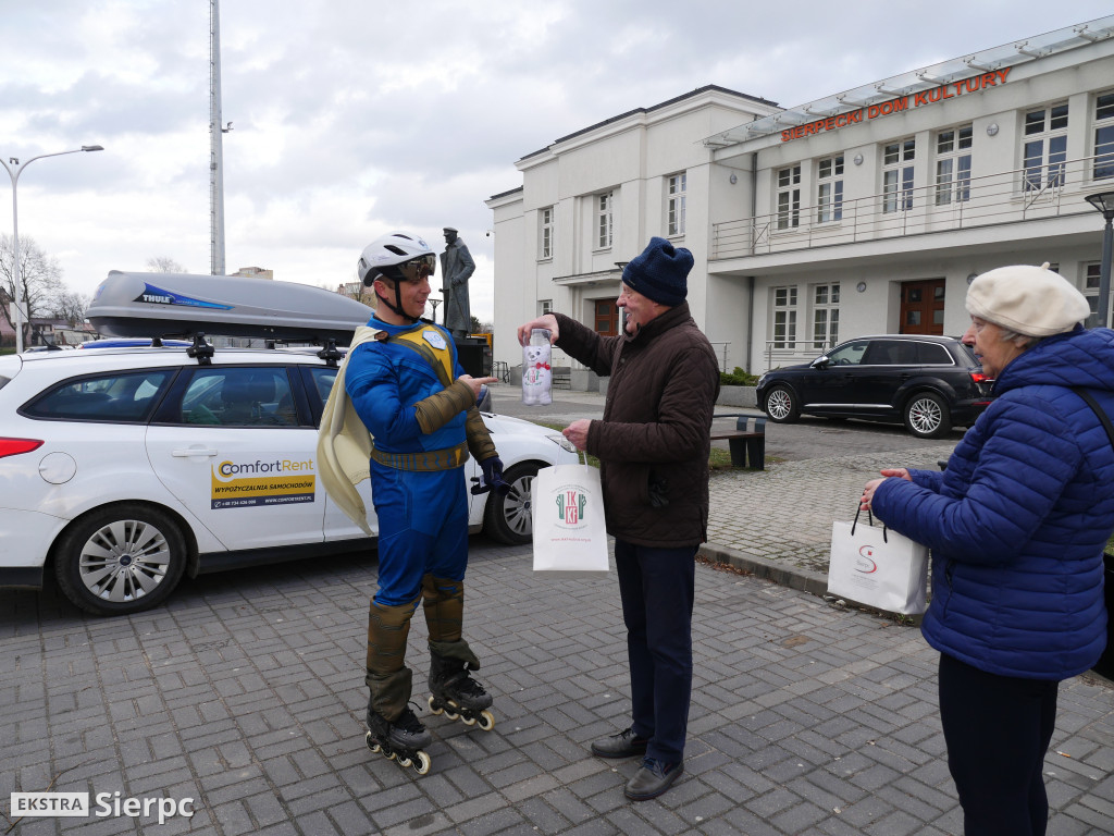 Bicie rekordu Guinnessa na rolkach