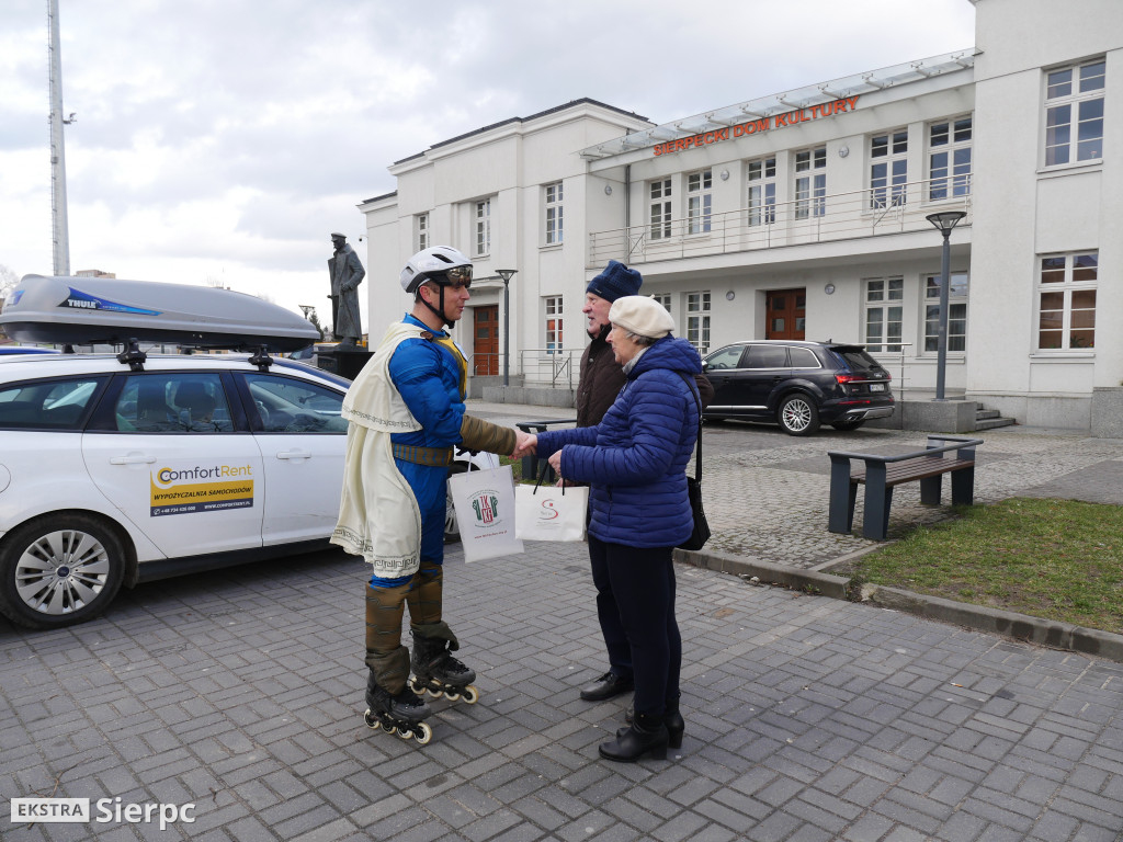 Bicie rekordu Guinnessa na rolkach