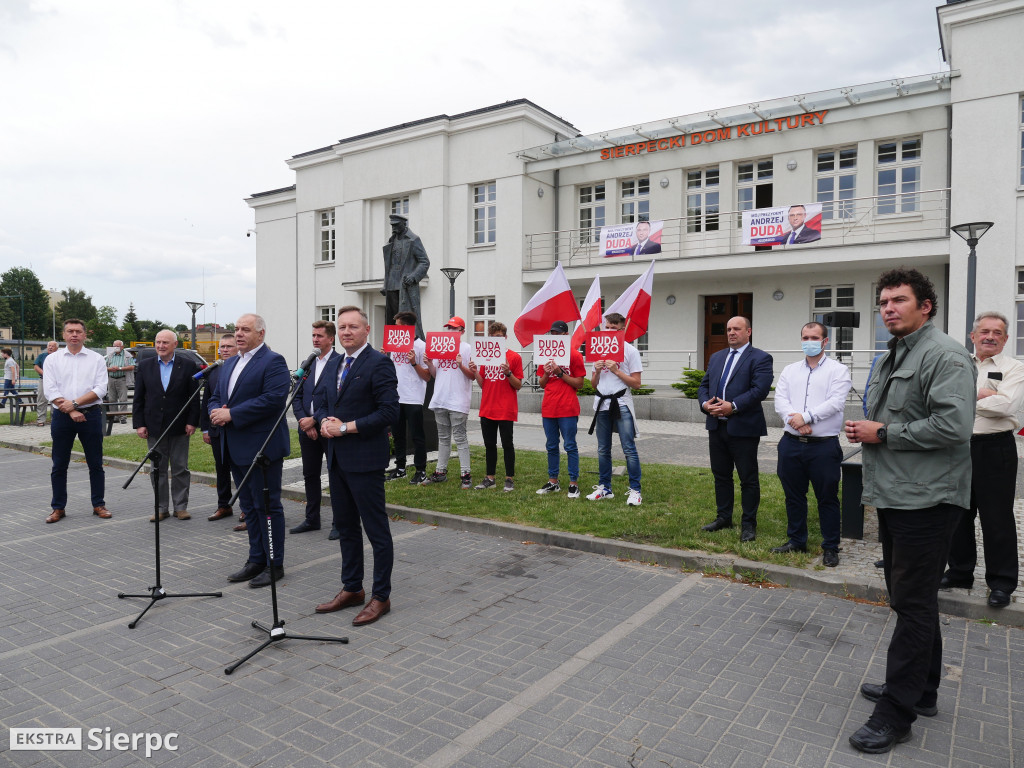 Wizyta wicepremiera Jacka Sasina w Sierpcu