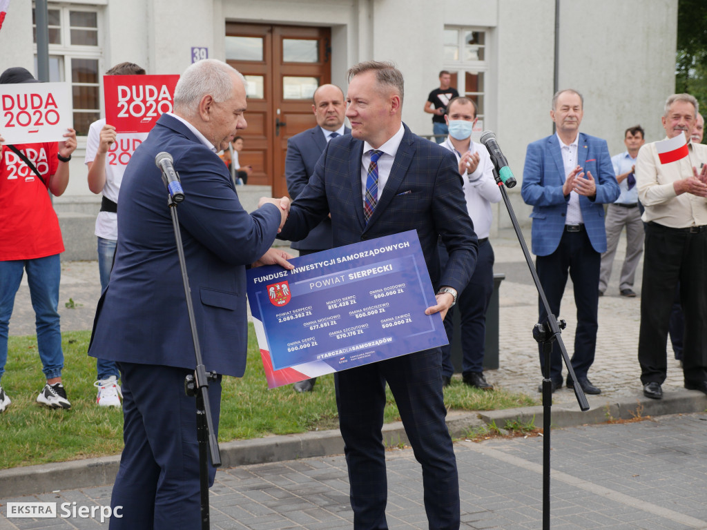 Wizyta wicepremiera Jacka Sasina w Sierpcu