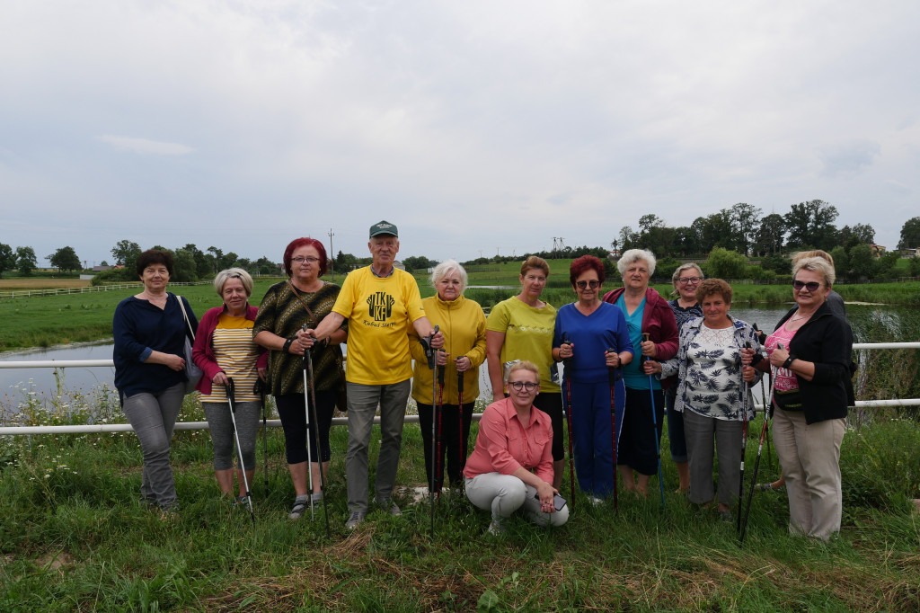 Zajęcia nordic walking w gminie Gozdowo